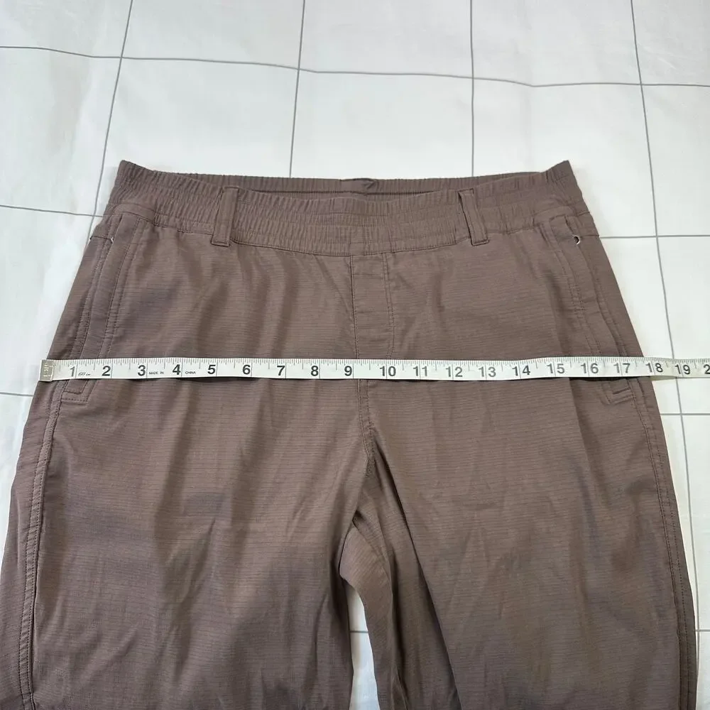 Kuhl Haven Pants Women Medium Coffee Brown Nylon Ripstop Hiking Granola Gorpcore